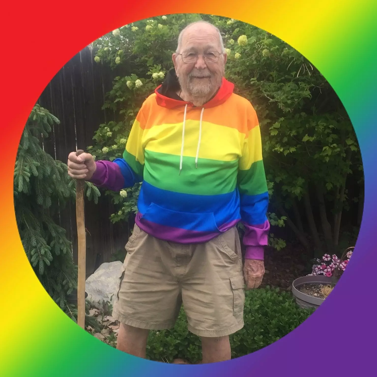 Kenneth, 90, has come out as gay.