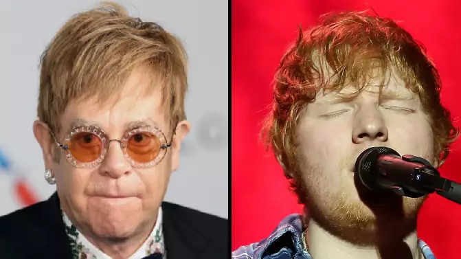 Sir Elton John Says He's Sick Of Hearing Ed Sheeran's Songs