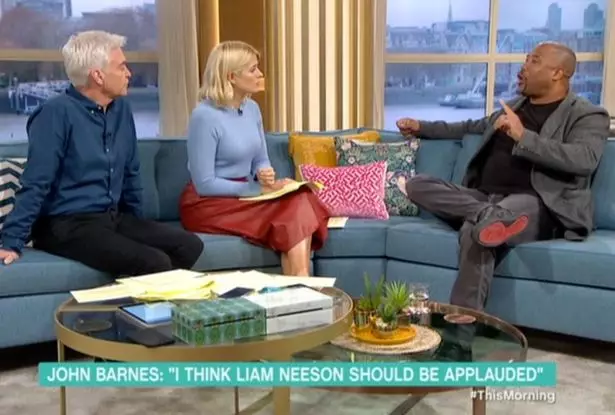 John Barnes appeared on This Morning.