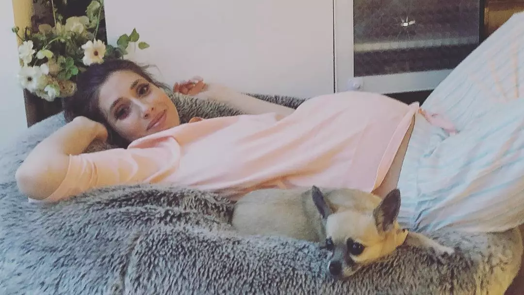 Stacey Solomon Shares Candid Pregnancy Snap Of 'Furry' Bump