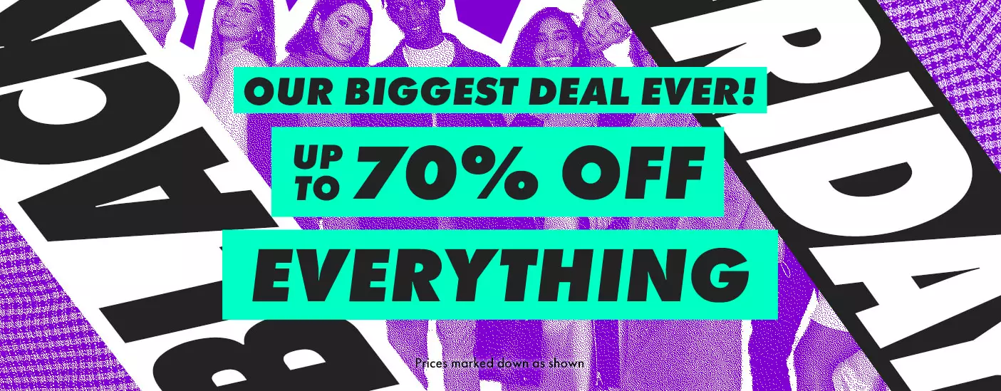 ASOS is currently hosting a massive up to 70 per cent off sale for Black Friday (