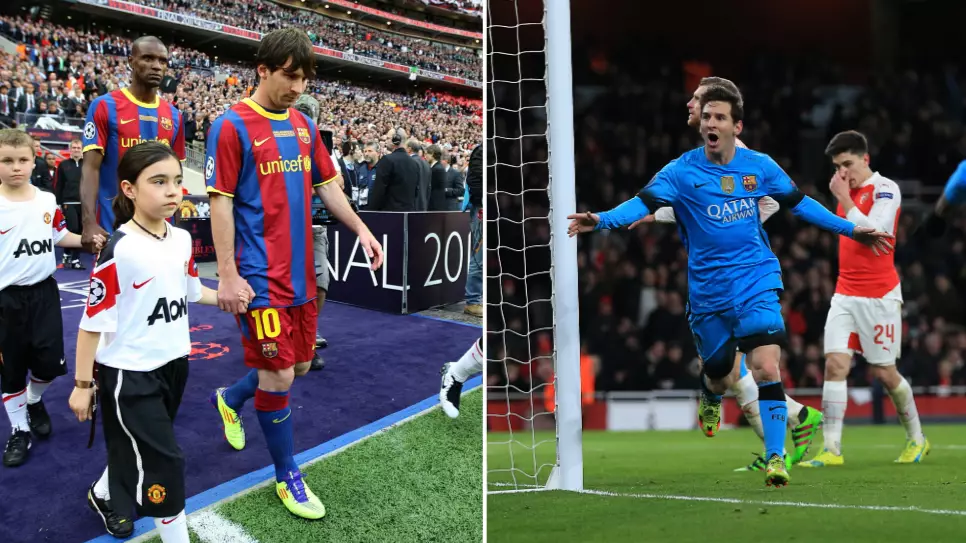 Lionel Messi Has Scored More Champions League Goals Vs. English Clubs Than Any Other Country 