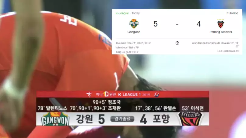K-League Side Gangwon FC Produce The Greatest Comeback Of All Time 