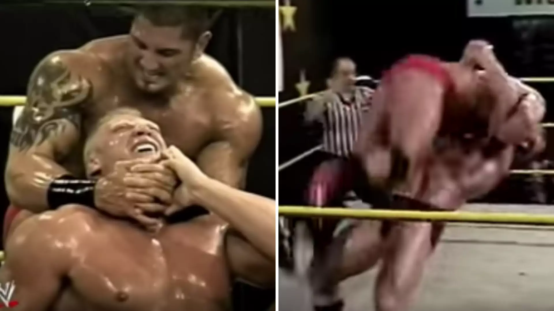 When Brock Lesnar Clashed With Batista In Their Ohio Valley Wrestling Match