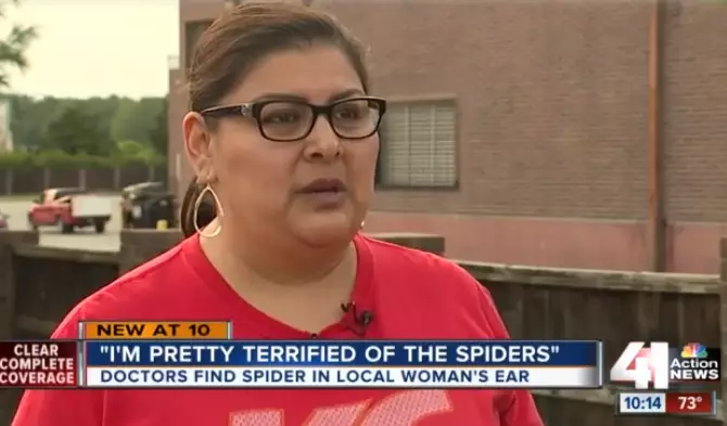 Susie Torres thought she had water in her ear, but it turned out to be a lot creepier.