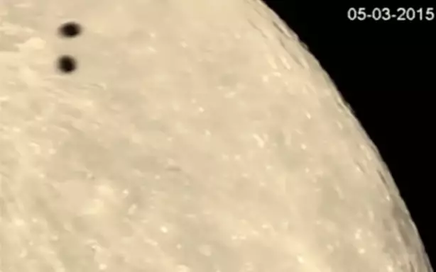 UFOs Spotted Flying Past The Moon And Expert Reckons They're 'Prepared To Fight'
