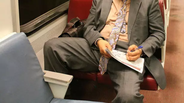 Anarchist Group Angers London Underground Commuters With 'No Manspreading' Posters