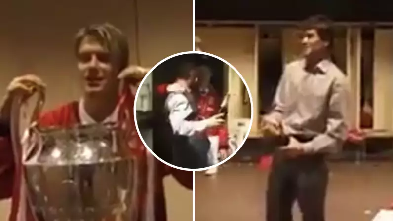 Rare Footage Of Manchester United's Dressing Room After 1999 Champions League Triumph Is Brilliant