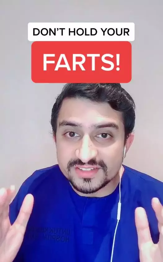 Dr Faraz says it's vital we fart.