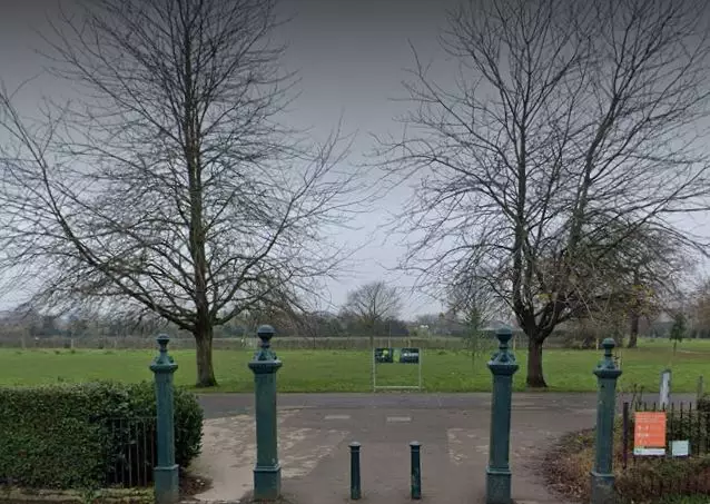 The alleged attack happened in Blondin Park, London.