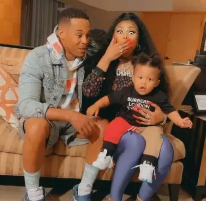 Minaj was shocked by her son's first word.
