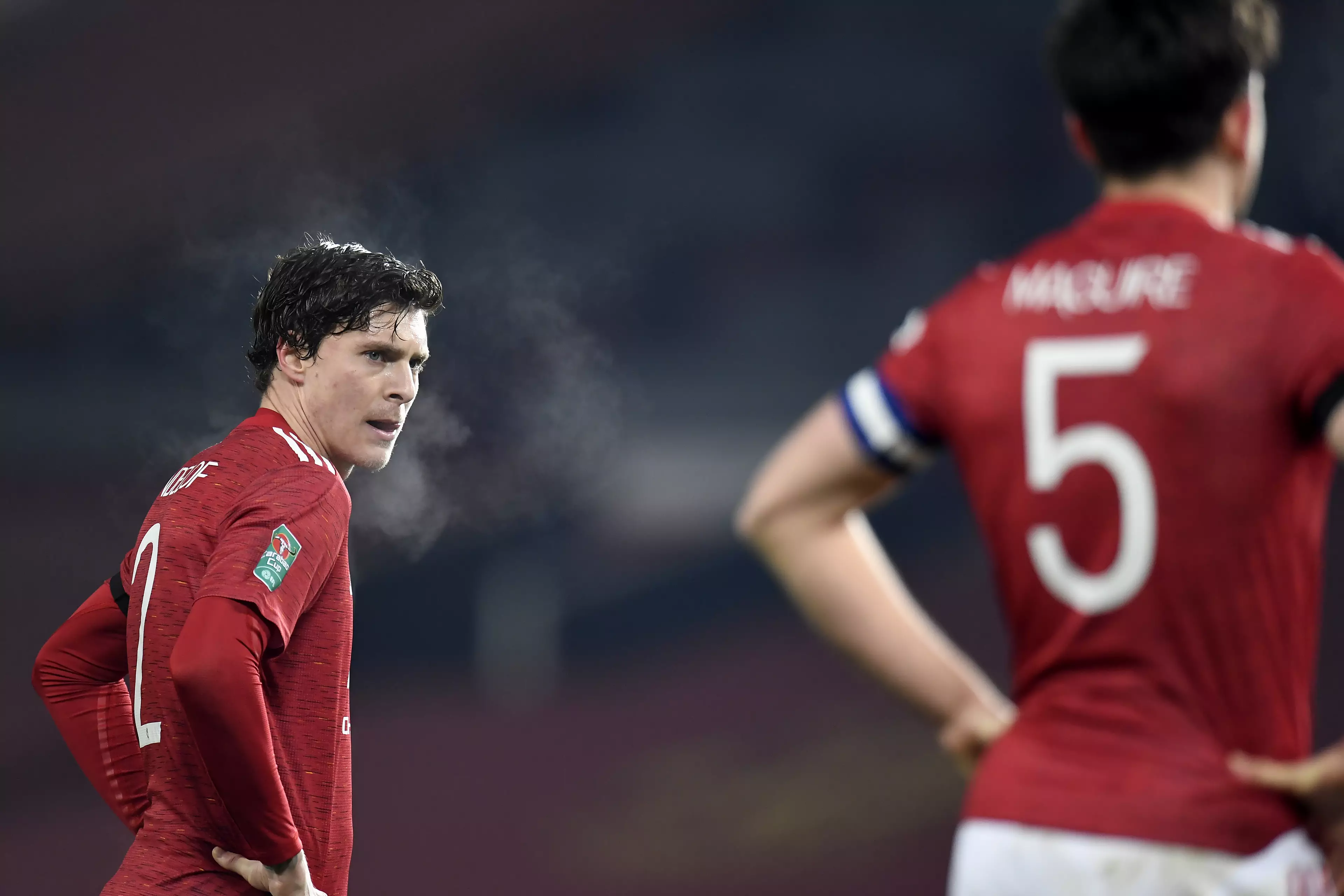 Maguire and Lindelof's partnership has often been questioned. Image: PA Images