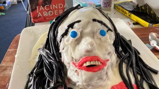 TV Presenter 'Deeply Sorry' For Trying To Recreate Jacinda Ardern In Cake Form