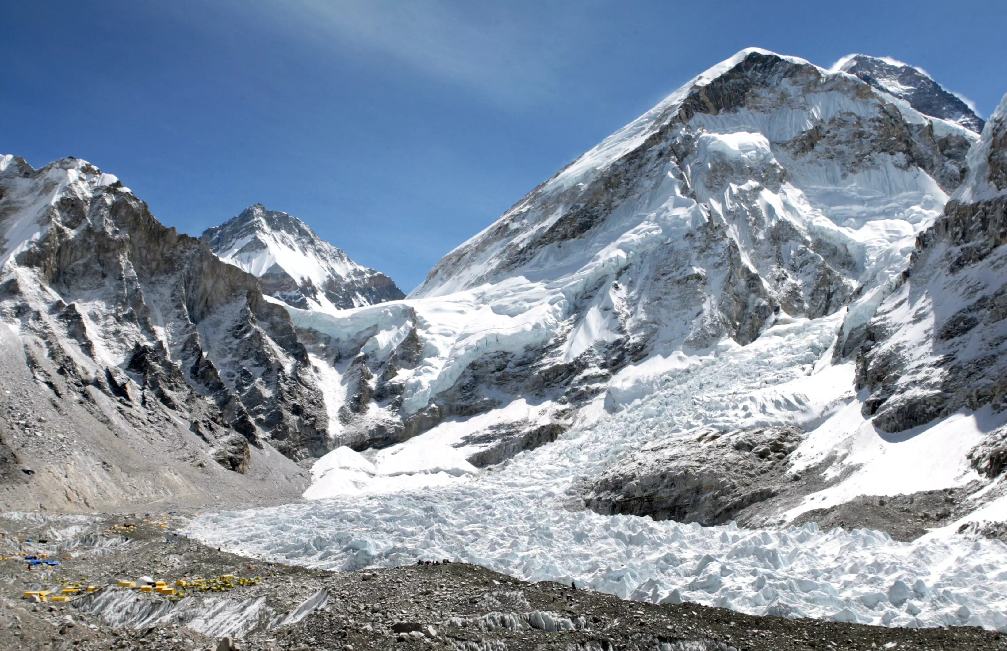 Many of the bodies have been found in the Khumbu Icefall.