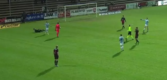 WATCH: Gusty Winds Leads To Incredible Incident In Danish Top Flight