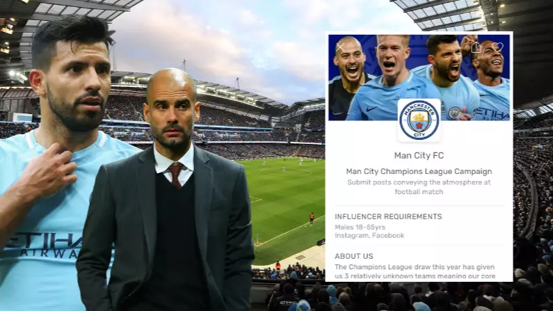 Manchester City Looking For Influencers To Help Promote Atmosphere At The Etihad Stadium