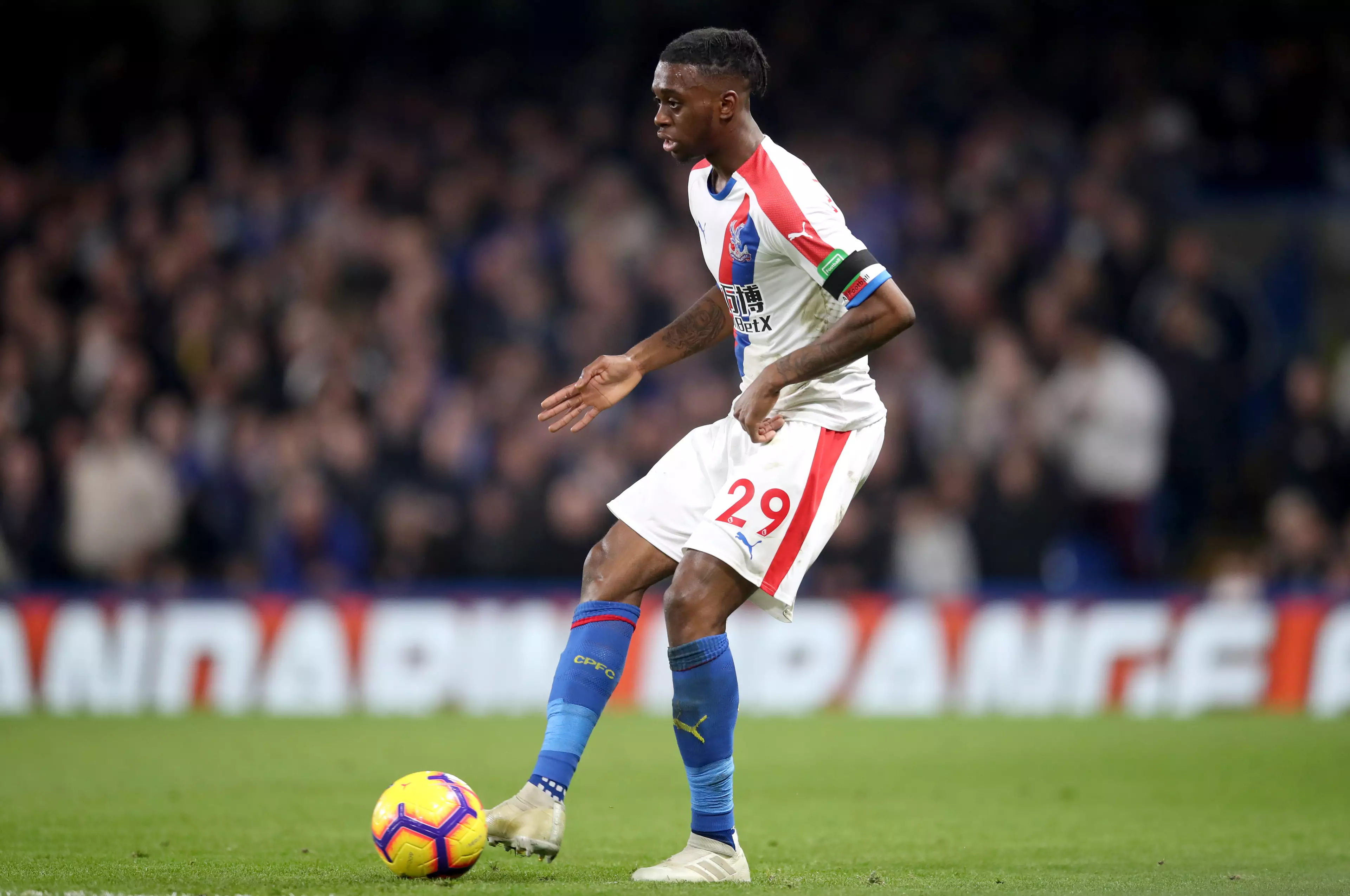 Wan-Bissaka was playing in just his second season. Image: PA Images