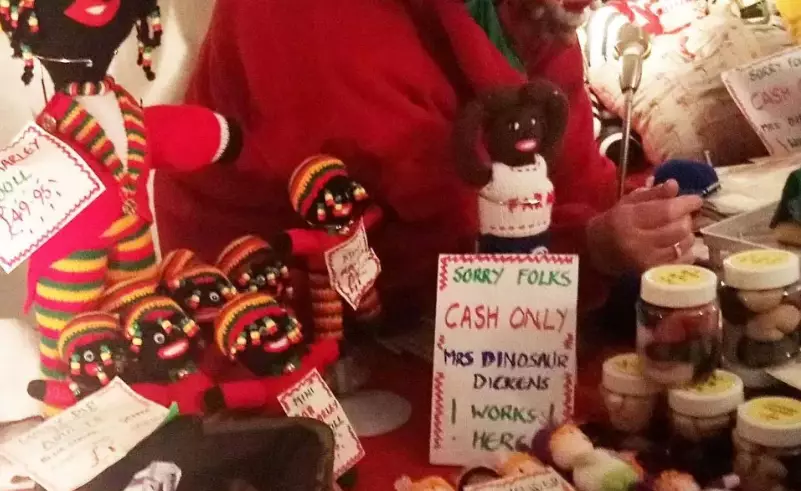 The trader has been widely criticised for selling the racist dolls.