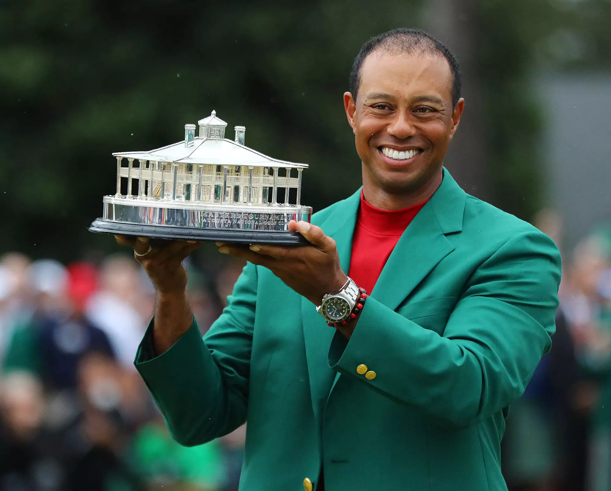 Tiger won his fifth Masters green jacket yesterday at Augusta.