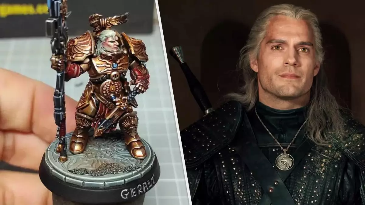 Fan Immortalises Henry Cavill's Geralt As Warhammer Miniature