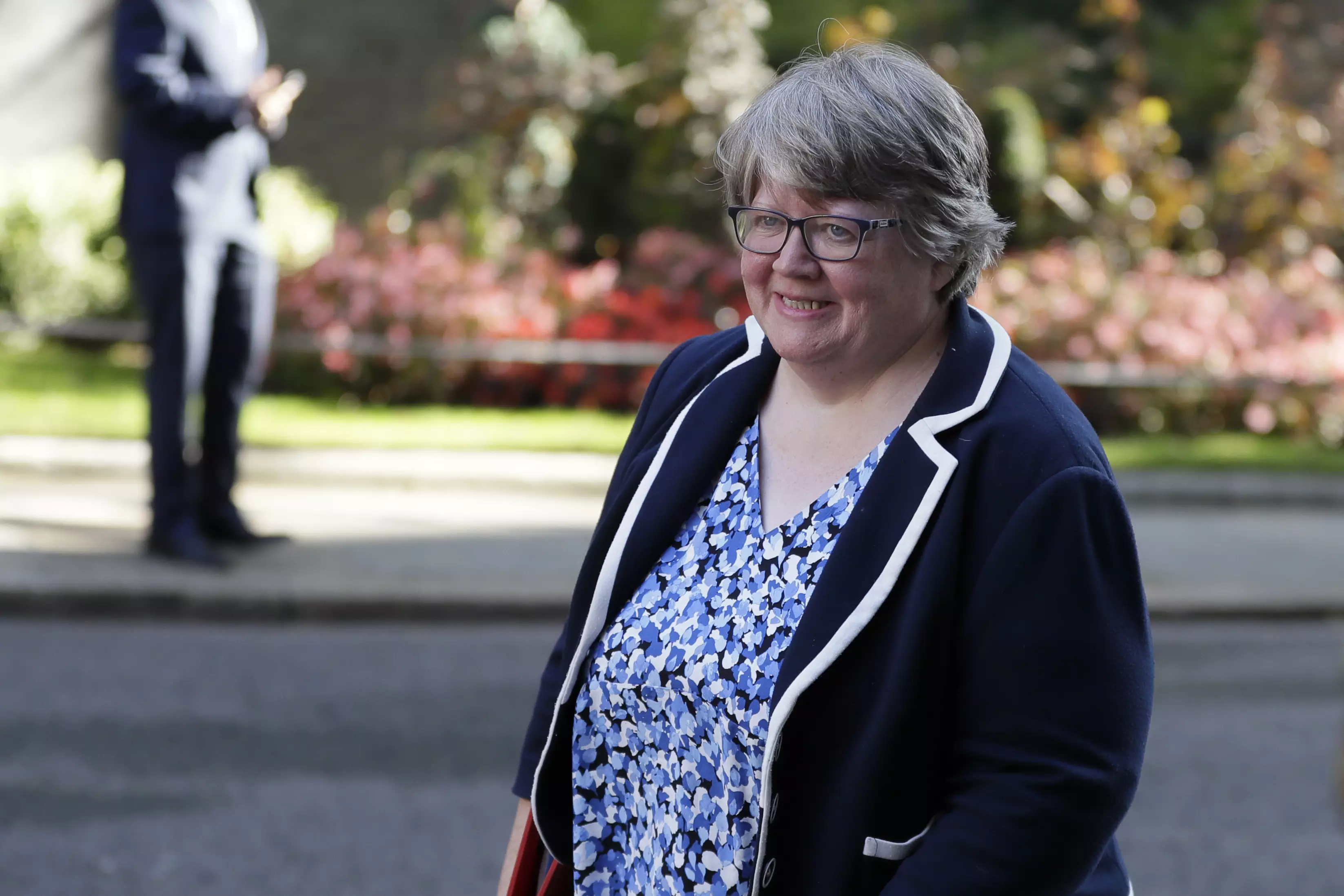 Therese Coffey, Britain's Secretary of State for Work and Pensions.
