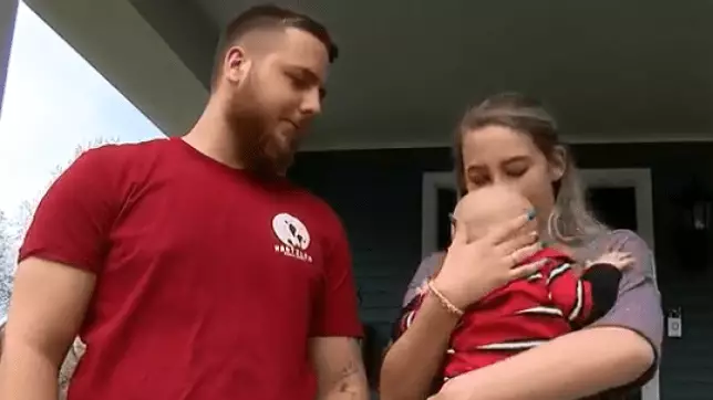 Couple Say Family Dog Saved Their Baby Son From Being Abducted