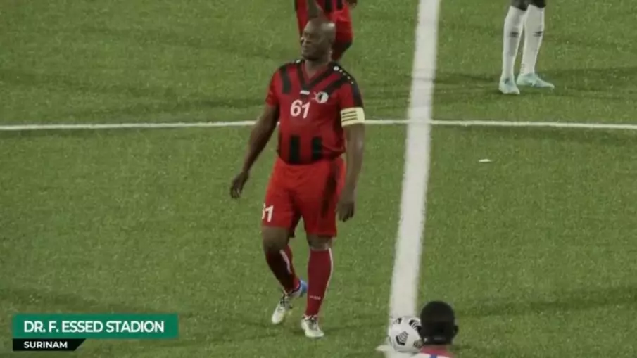 60-Year-Old Vice President Of Suriname Decided To Play Football Match For Club He Owns