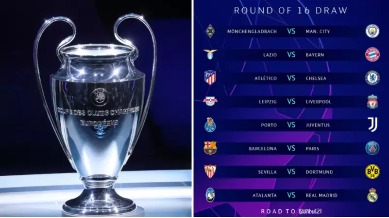 Fans React On Social Media To Draw For The Last 16 Of The Champions League