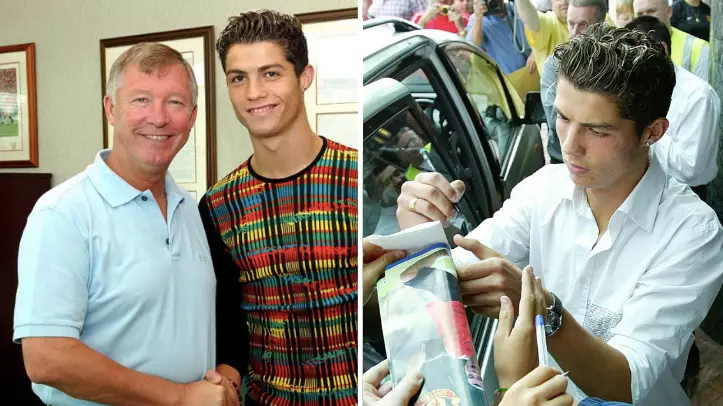 16 Years Ago: Cristiano Ronaldo Signed For Manchester United And The Rest Is History