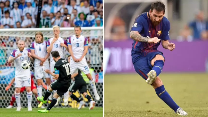 Lionel Messi Has Trained Himself To 'Sprain His Ankle' In Insane Free-Kick Technique