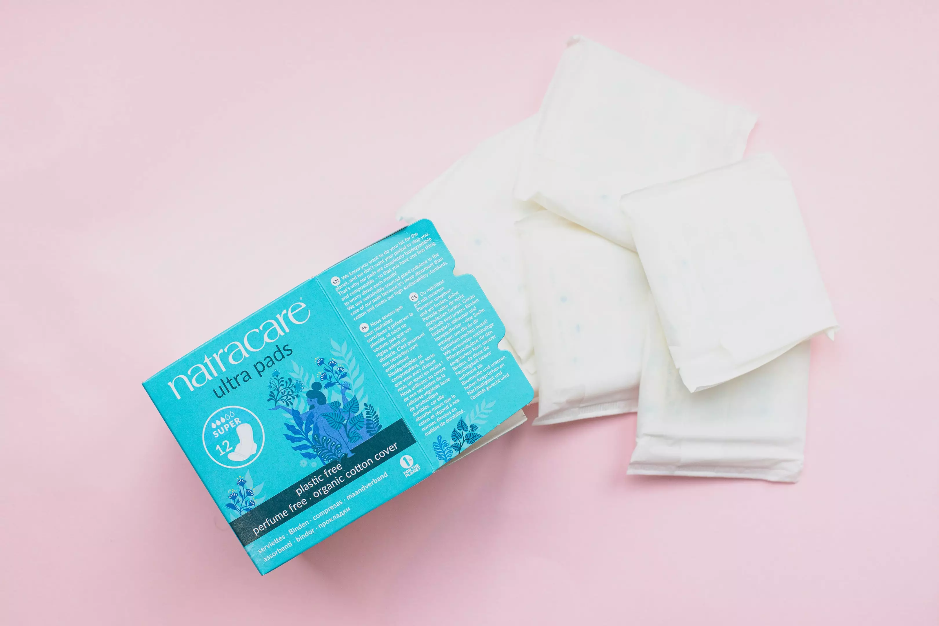 Sanitary towels will be free to pick up (