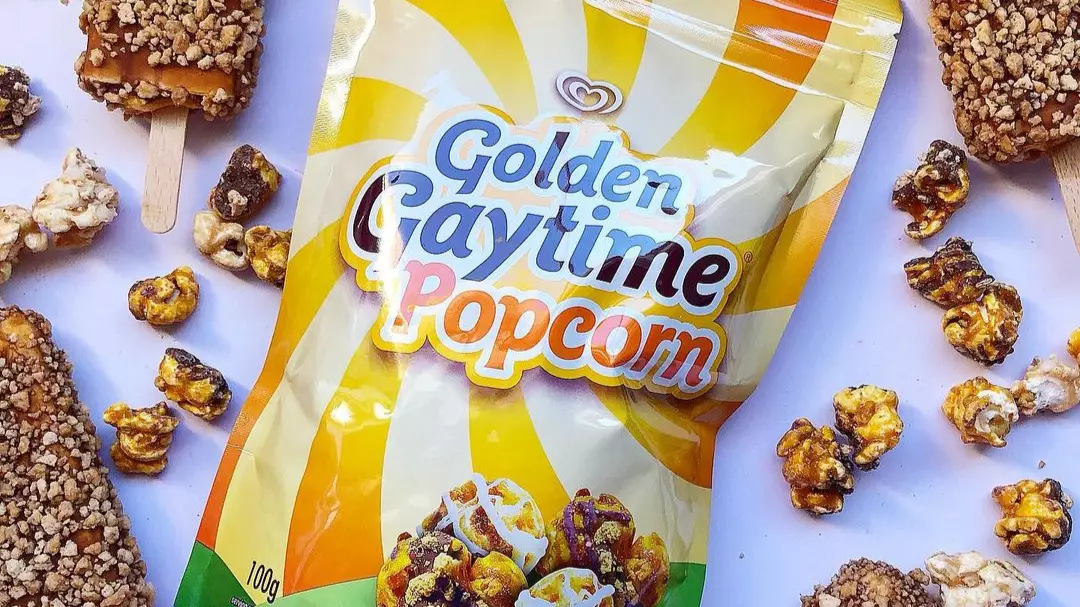 Golden Gaytime Popcorn Has Landed In Australia