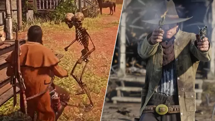 'Red Dead Online' Players Attacked By Two-Headed Skeleton Hackers