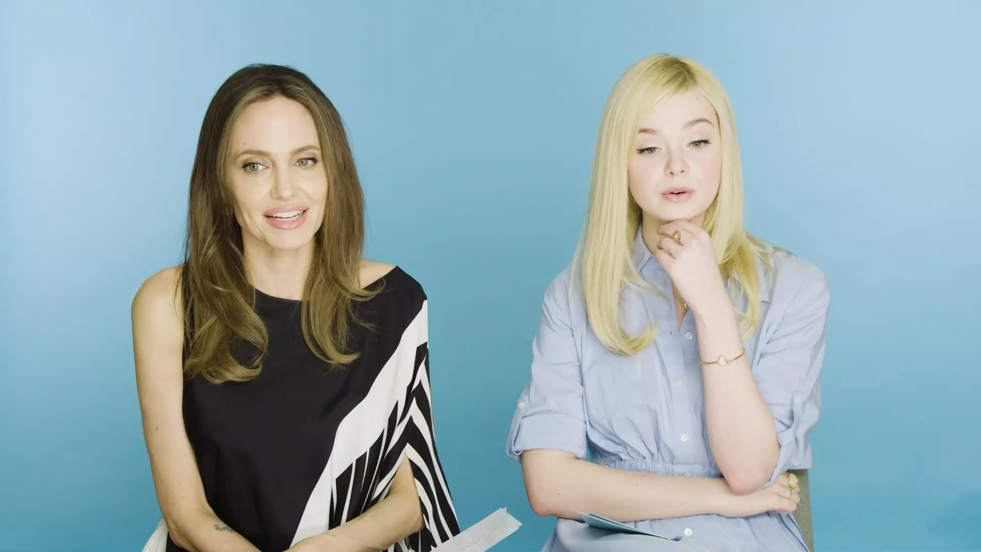 Tyla meets Angelina Jolie and Elle Fanning in London (