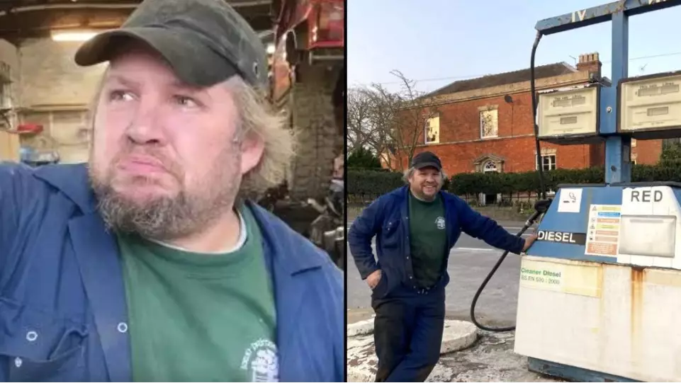 Owner Of One Of World's First Petrol Stations Says He Can't Afford His Own Fuel