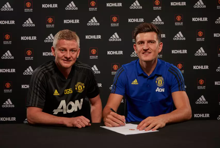 Will the addition of Maguire help United enough? Image: Manchester United