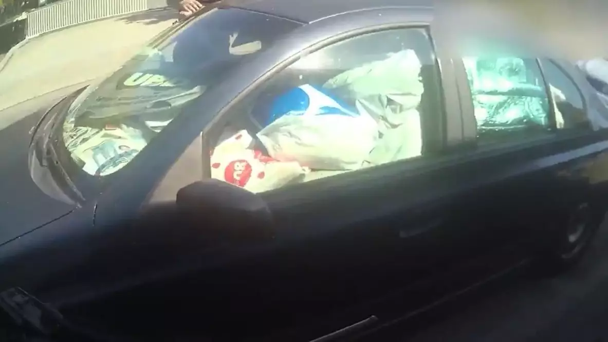 Man Fined For Driving Car So Full Of Rubbish He Couldn't See Where He Was Going