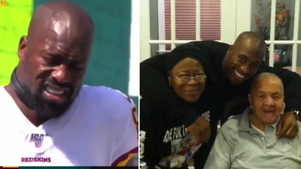 Vernon Davis Scores Touchdown And Breaks Down In Tears After His Grandad Passed Away