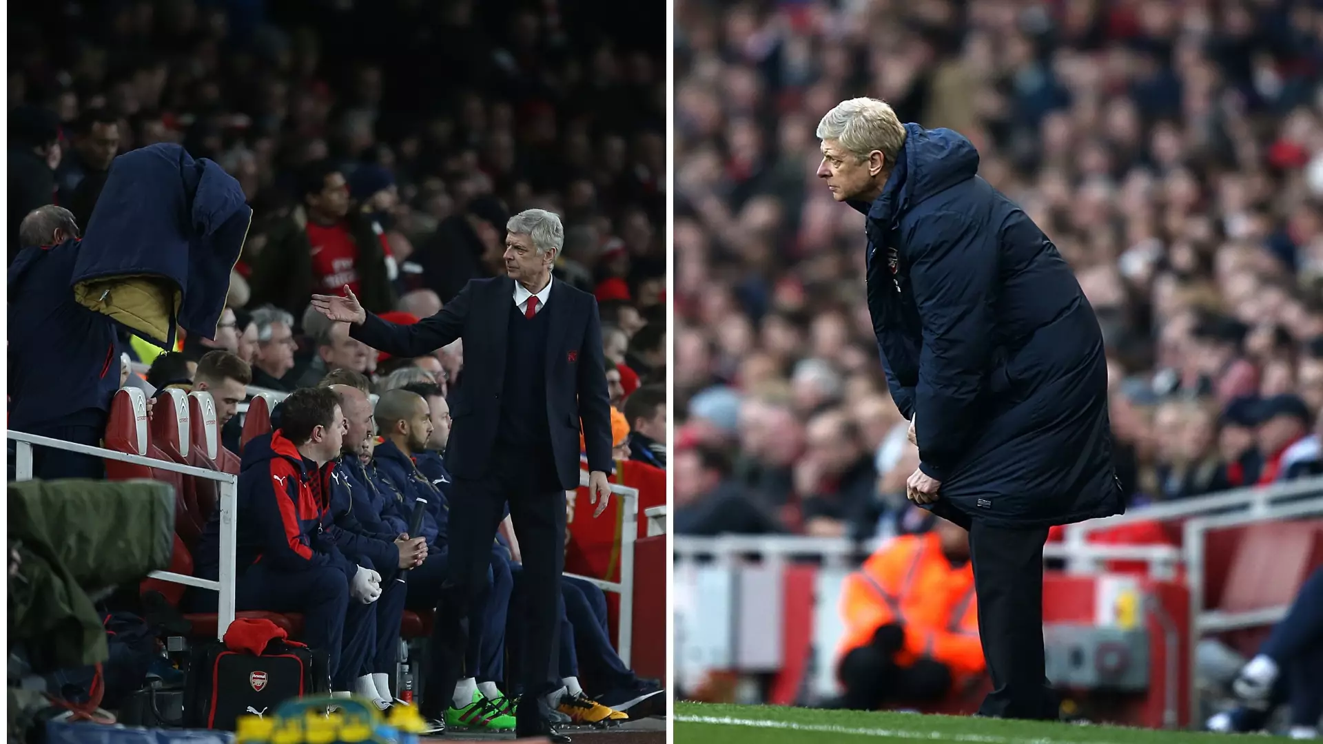 Arsène Wenger Explains Why He Had A Problem With Zipping Up His Coat At Arsenal