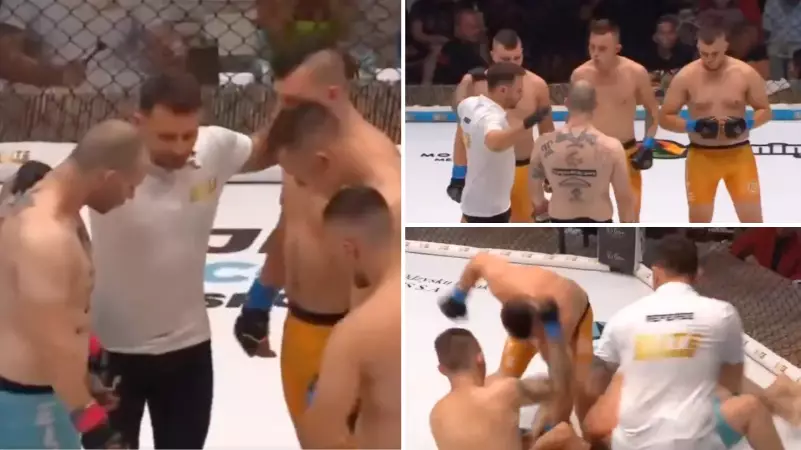 A 3 vs 1 MMA fight happened in Poland and the footage is just crazy 