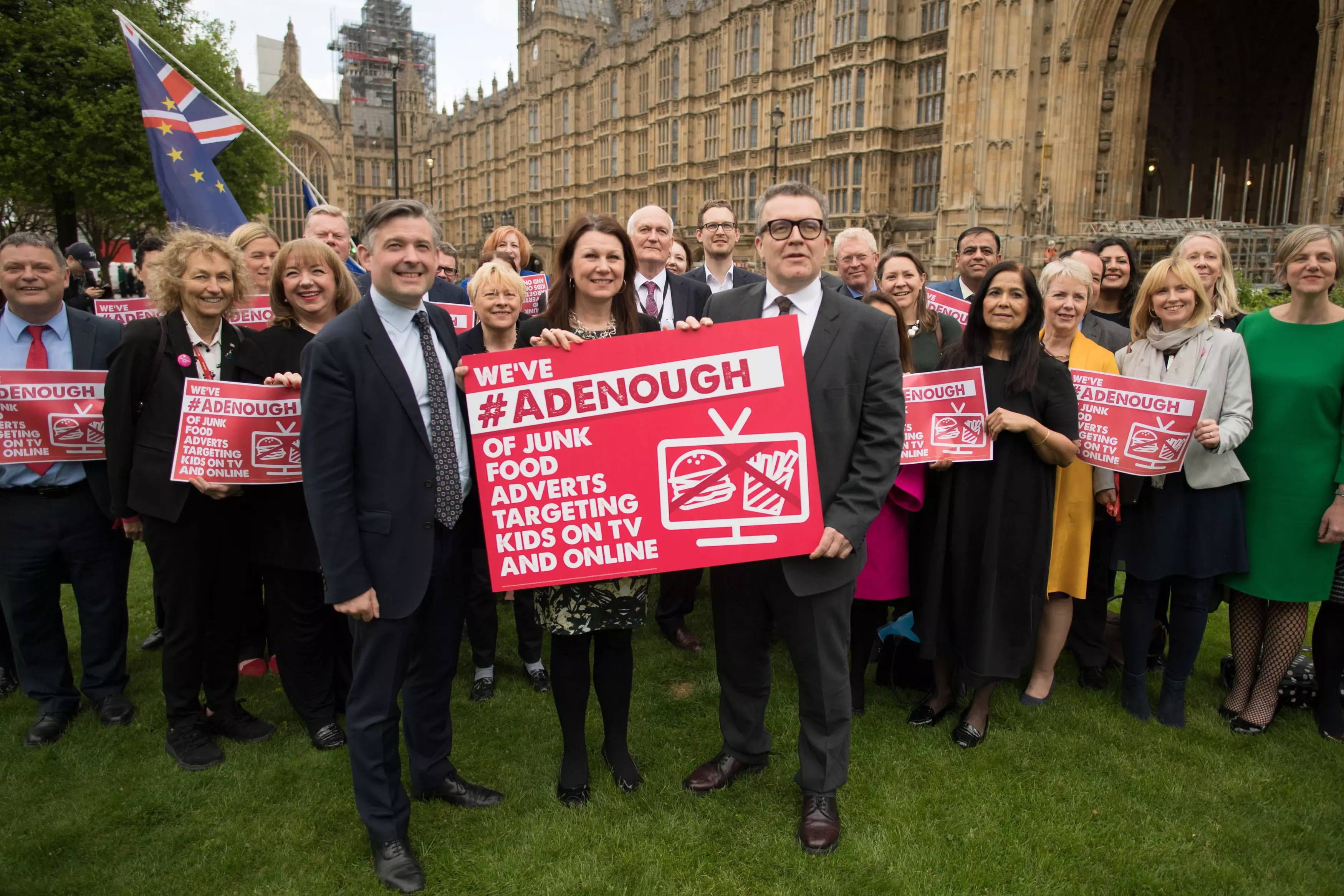 Politicians supporting Jamie's #AdEnough campaign.