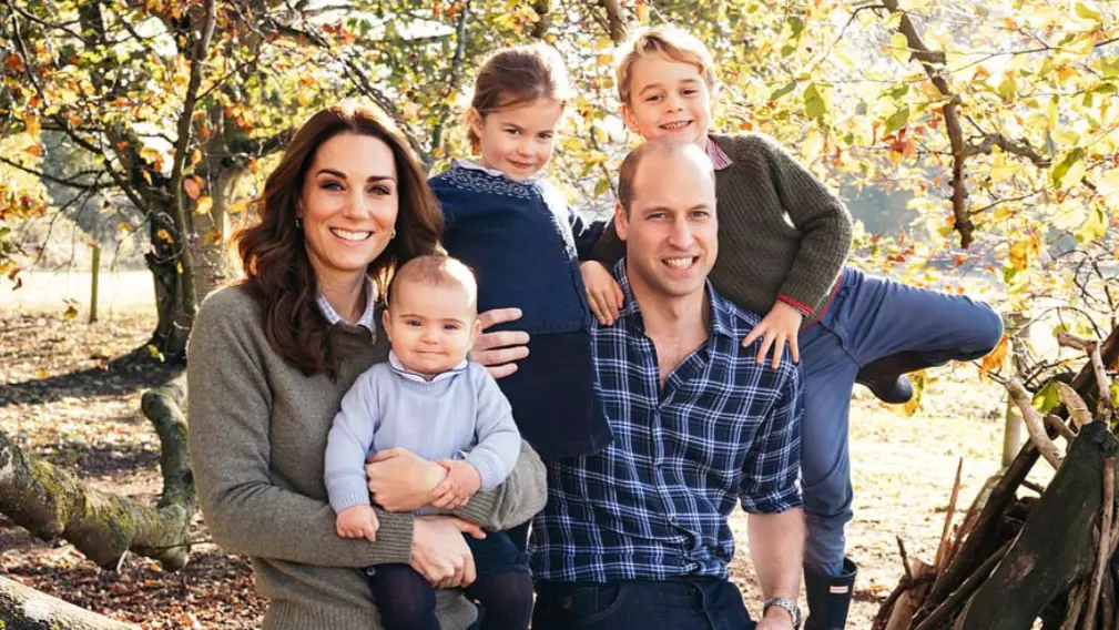 Prince Louis Steals The Show In Family Photo For Royal Christmas Card