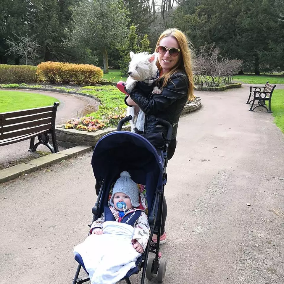 Erin's first Mother's Day as a mum in 2019 (