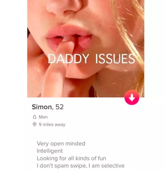 One man advertised for a partner with 'daddy issues' (