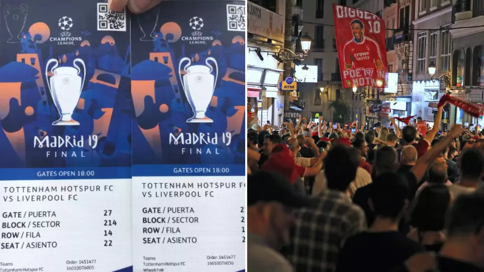 Liverpool Fan Sells His Champions League Final Ticket For £10,000 In Cash