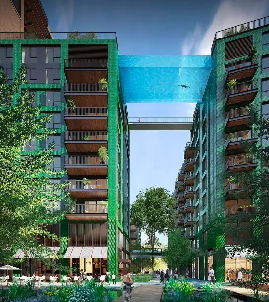 The sky pool is being hailed as an innovation (