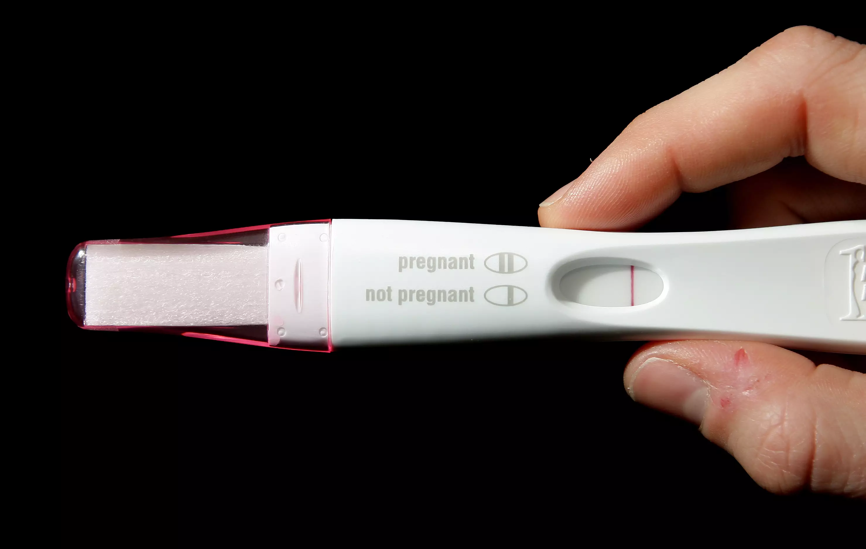 An ACTUAL pregnancy test.