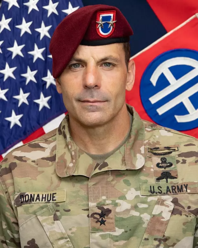 Donahue is currently the commanding general of the 82nd Airborne Division.