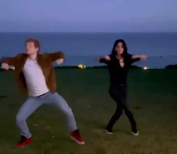 We can't stop watching Courteney and Ed performing The Routine (