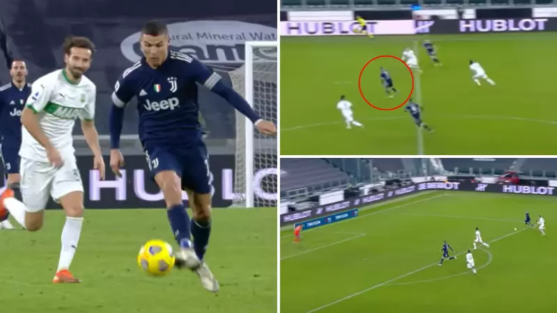 The Goal That Saw Cristiano Ronaldo Become The Joint-Highest Goalscorer In Football History